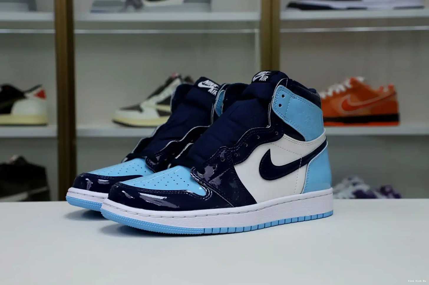 1 JORDAN WMNS 'BLUE AIR CHILL' RETRO Kimikick OG HIGH 0812